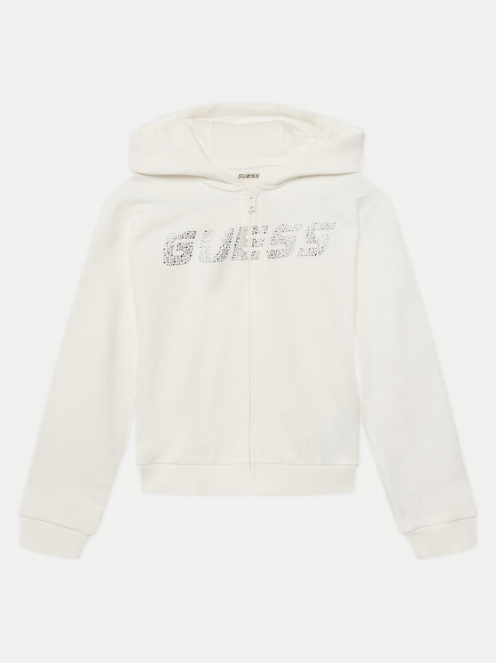 Guess Guess Mikina J5GQ07 KCRP0 Bílá Regular Fit