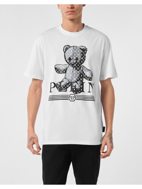 PHILIPP PLEIN PHILIPP PLEIN T-shirt 25579 Bianco Regular Fit