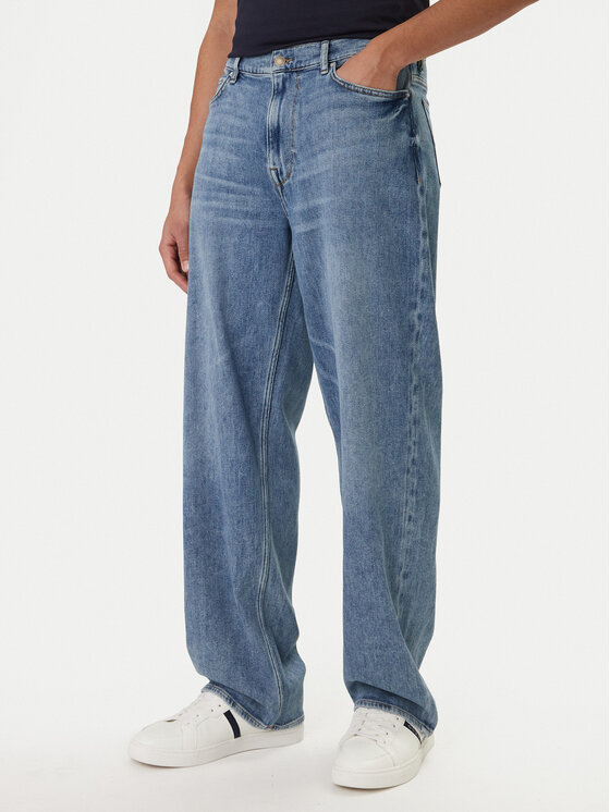 Guess Blugi M6RA0P D0618 Albastru Baggy Fit