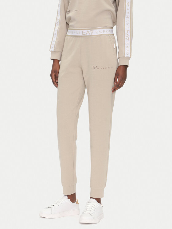 EA7 Emporio Armani EA7 Emporio Armani Trenerka 7W000283 AF12501 U6155 Bež Regular Fit