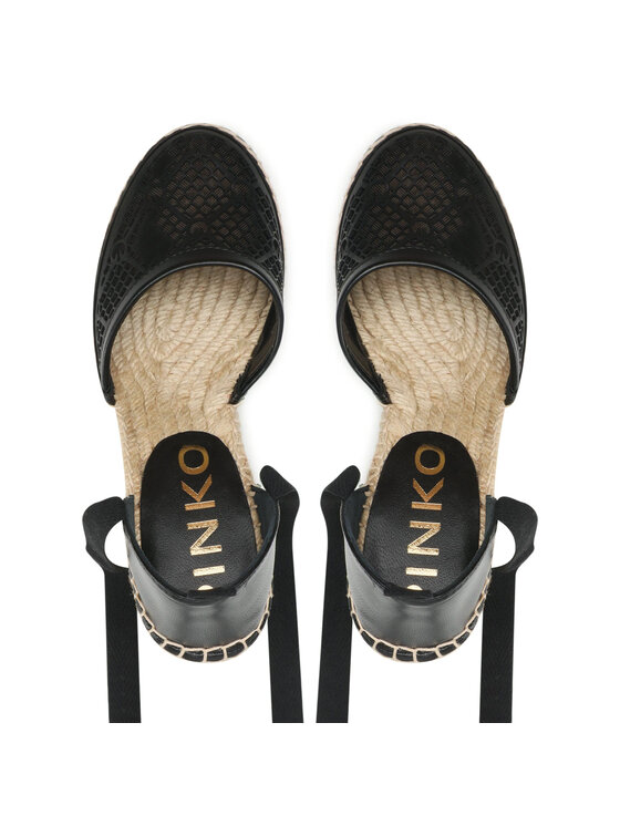 PINKO PINKO Εσπαντρίγιες Patty Sandalo PE 22 BLKS1 1H211A Y86A Μαύρο