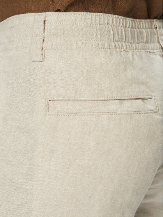 BOSS BOSS Auduma šorti Sisla 50559366 Gaiši pelēka Relaxed Fit