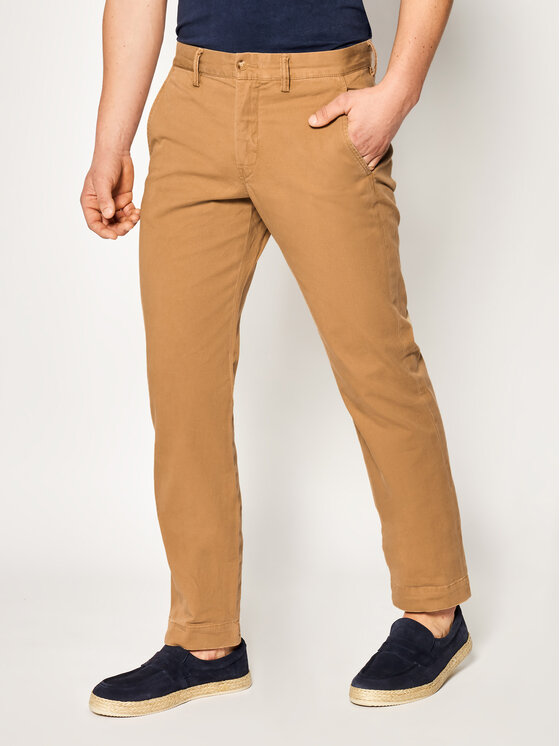 Polo Ralph Lauren Stoffhose Bedford 710767328 Beige Straight Fit 