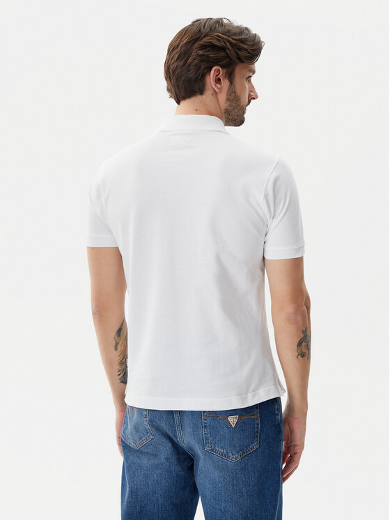Guess Jeans Guess Jeans Polokošeľa M5GP29 KCJV1 Biela Regular Fit
