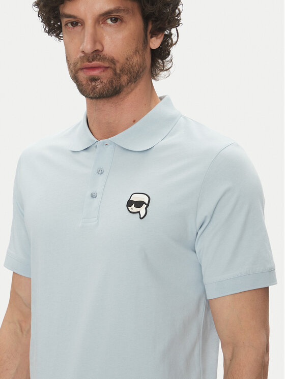 KARL LAGERFELD KARL LAGERFELD Polo 745710 552224 Svijetloplava Regular Fit