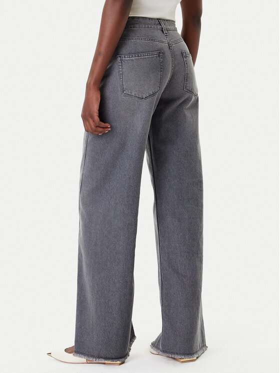 Simona Corsellini Simona Corsellini Дънки A25CPPAT0601 Сив Wide Leg