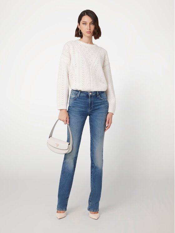 Guess Guess Svetr 170083 Bílá Classic Fit