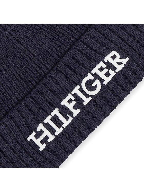 Tommy Hilfiger Tommy Hilfiger Sapka Monotype Beanie AM0AM11737 Sötétkék