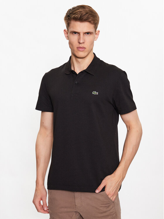Lacoste Lacoste Polo marškinėliai DH0783 Juoda Regular Fit