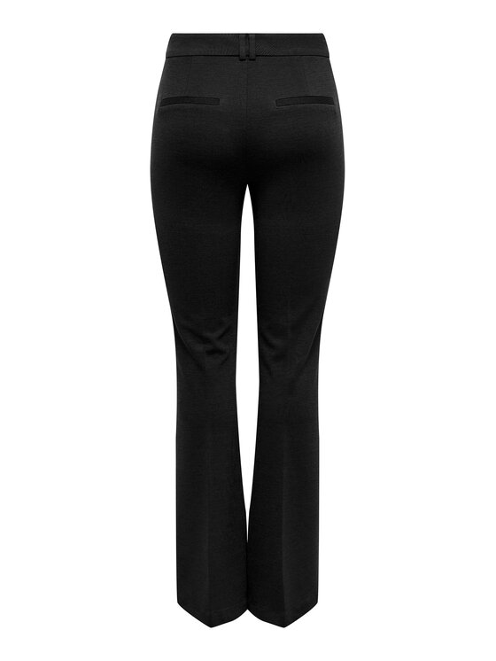 ONLY ONLY Spodnie materiałowe Peach 15298660 Czarny Flared Fit