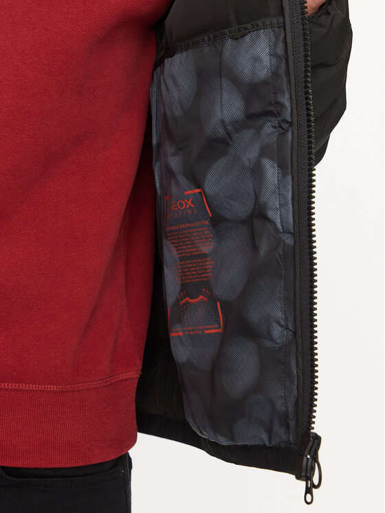 Geox Geox Zimní bunda Spherica M3629C T2961F 9000 Černá Regular Fit