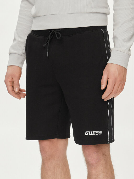 Guess Bavlnené šortky Mickey Z4RD04 KB3P2 Čierna Regular Fit