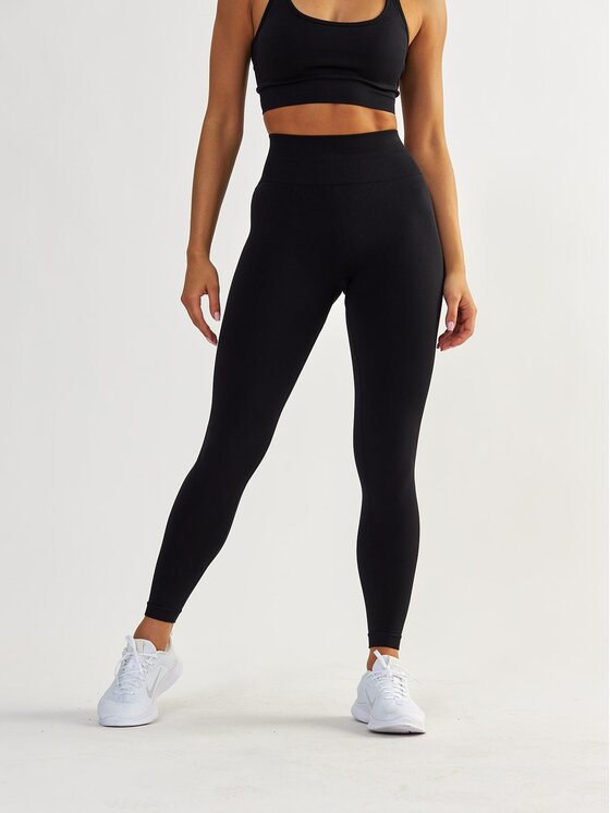 BeShaped BeShaped Legginsy Modelujące - Gym Queen Czarny Shaping Fit