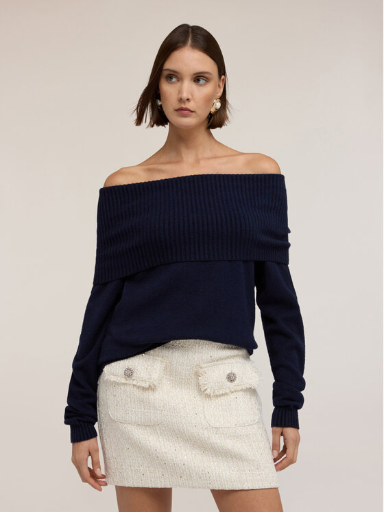 Motivi Motivi Cardigan M095E002074N034 Nero Over Fit