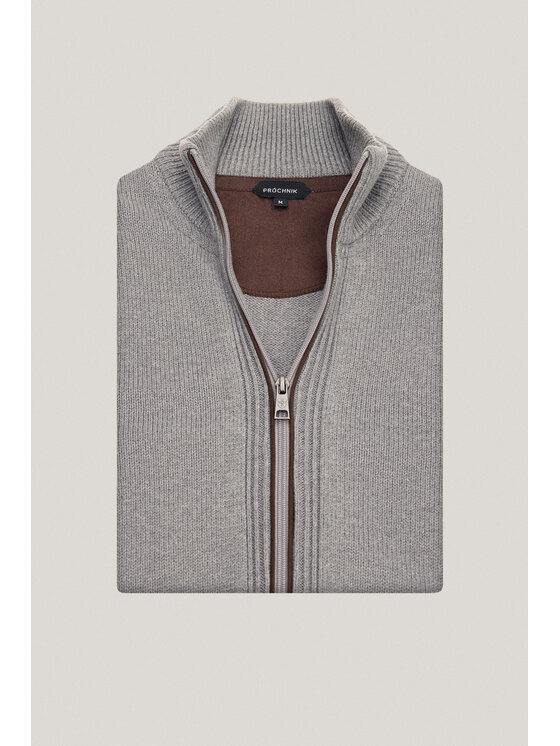Próchnik Próchnik Kardigan PM15 SW073225000025 Szary Regular Fit