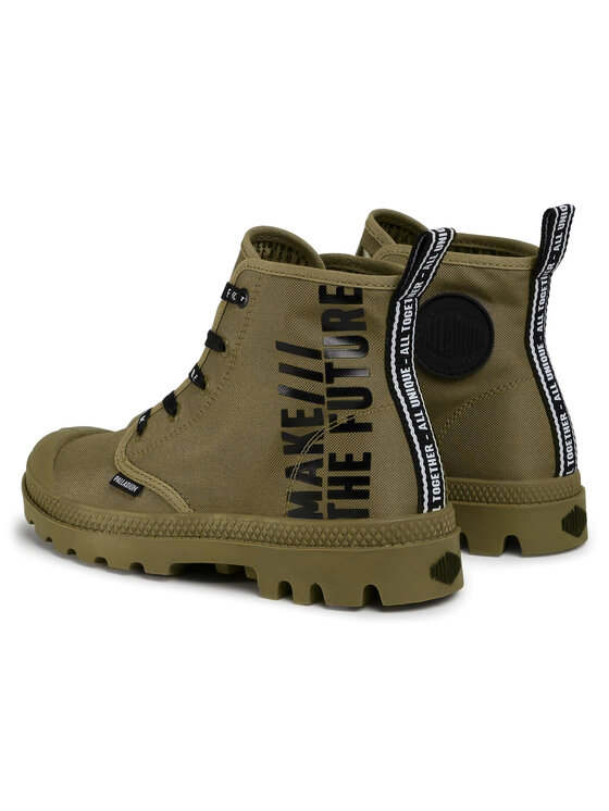 Palladium Palladium Trapery Pampa Hi Future 76885-308-M Zielony