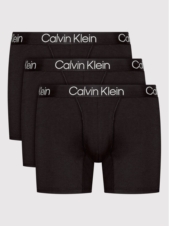 Calvin Klein Underwear Set Od 3 Para Bokserica 000NB2971A Crna