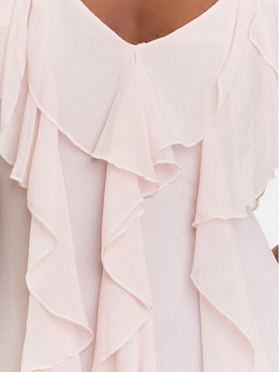 Vero Moda Vero Moda Večerní šaty Camille 10336405 Růžová Regular Fit
