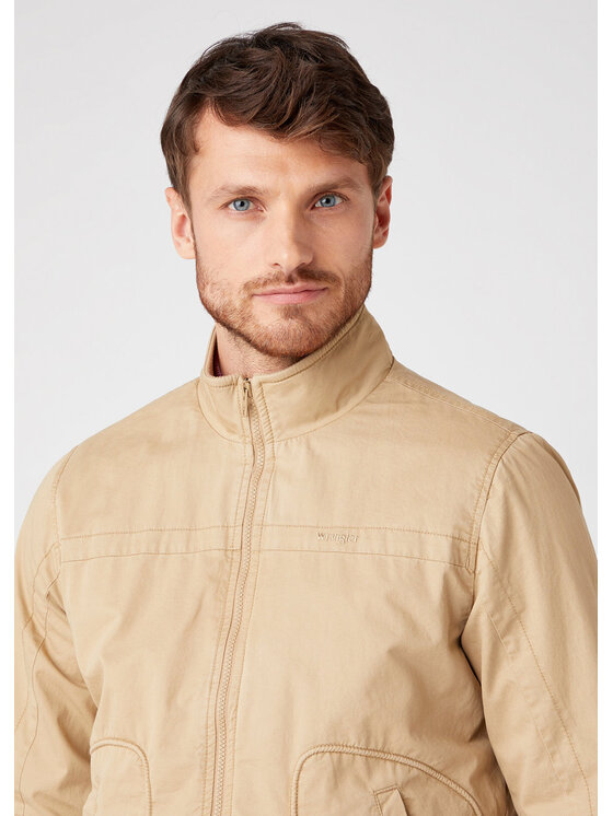 Wrangler Wrangler Giacca di transizione THE BOMBER Beige Regular Fit
