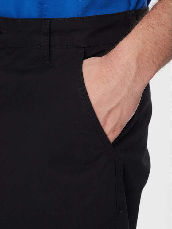 Karl Lagerfeld Jeans Karl Lagerfeld Jeans Šortky z materiálu A2M10121 Černá Relaxed Fit
