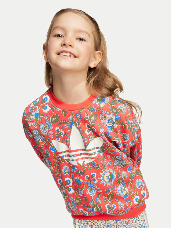 adidas adidas Set majica dugih rukava i leggins Liberty London JV7803 Tamnoplava Loose Fit