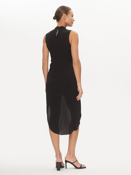 DKNY DKNY Sukienka letnia D2A4B3AR Czarny Regular Fit