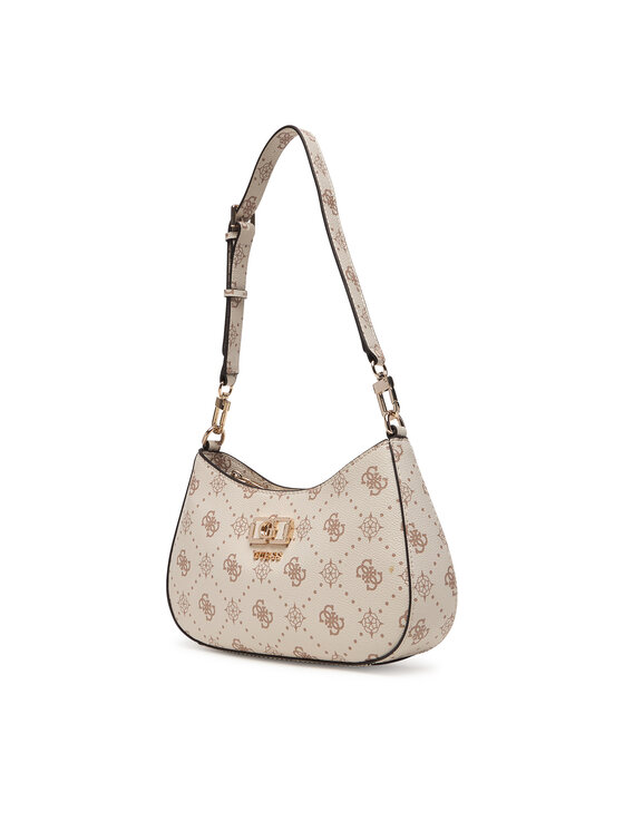 Guess Guess Τσάντα Emelie Logo HWGP99 28180 Εκρού