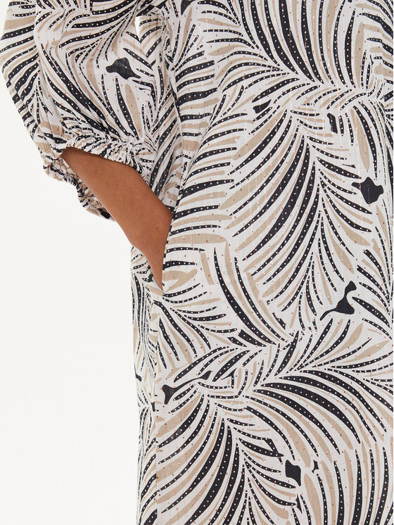 Selmark Selmark Vasaras kleita BK795 Bēšs Regular Fit