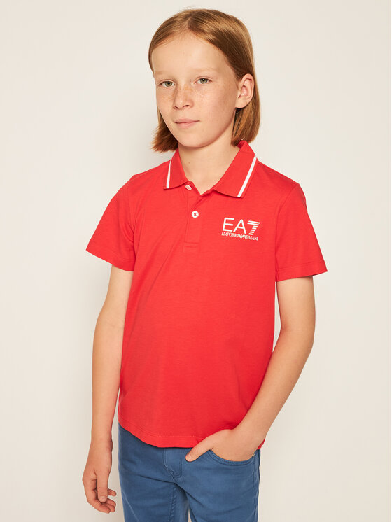 Polo 3HBF51 BJ02Z 1453 Rosso Regular Fit