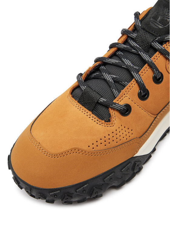 Green and orange timberland on sale