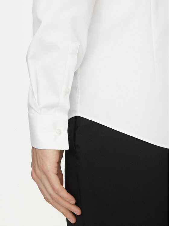 Calvin Klein Calvin Klein Cămașă K10K114298 Alb Slim Fit
