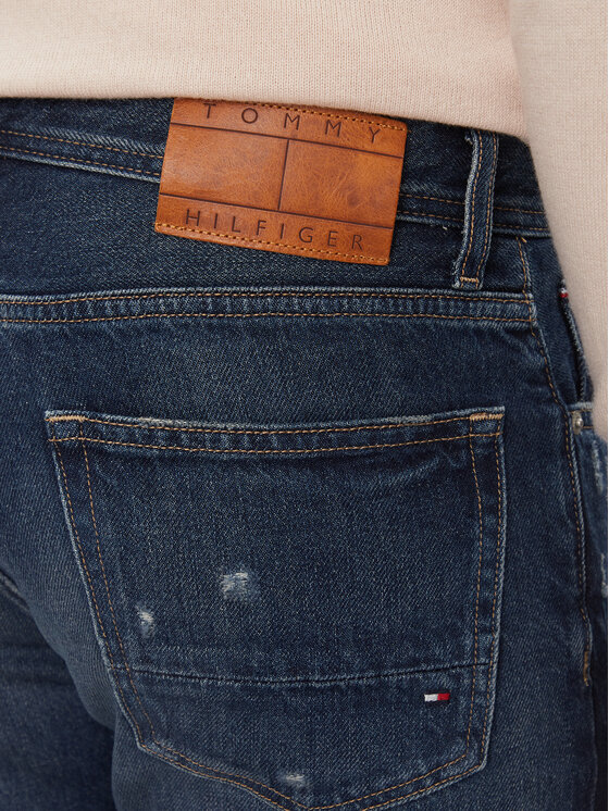 Tommy Hilfiger Tommy Hilfiger Blugi Mercer MW0MW33370 Bleumarin Regular Fit