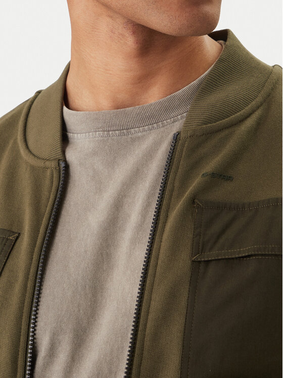 G-Star Raw G-Star Raw Bluza D28824-E553 Zielony Regular Fit