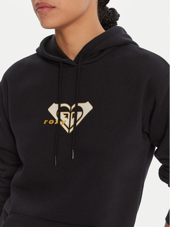 Roxy Roxy Felpa ERJFT05028 Nero Regular Fit