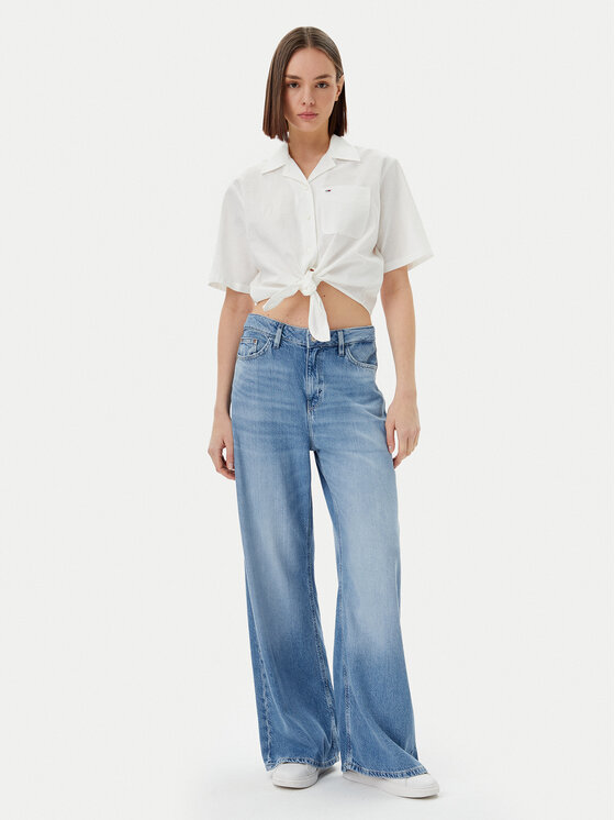 Tommy Jeans Tommy Jeans Košulja DW0DW20286 Écru Regular Fit