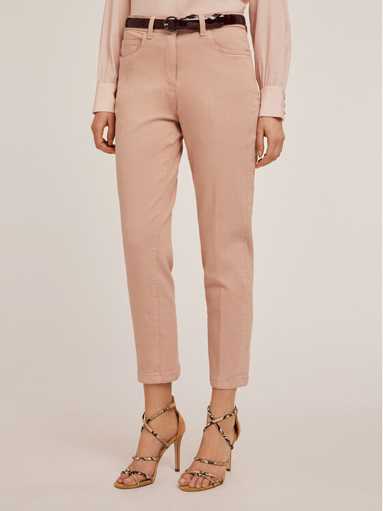 Motivi Motivi Pantaloni di tessuto P730Q003765N006 Rosa Boy Fit