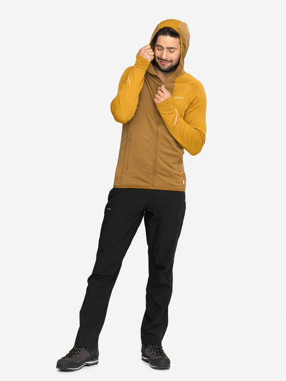 Viking Viking Bluza Birger Man Hoodie Brązowy jasny Regular Fit
