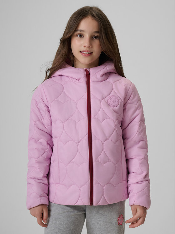 4F 4F Kurtka puchowa OUTERWEAR Fioletowy jasny Regular Fit