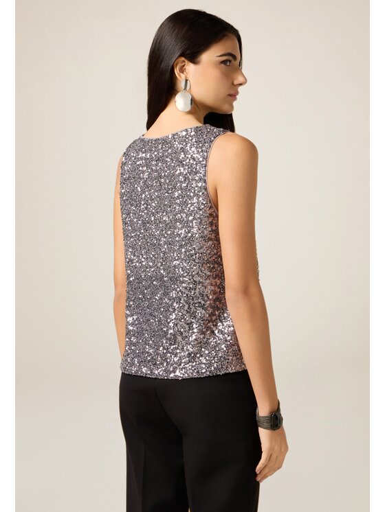 Oltre Oltre Blusa 2001J000765N013 Argento Slim Fit