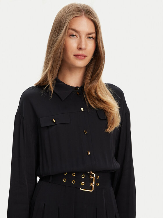 Marciano Guess Marciano Guess Kokteilinė suknelė 5YGK32 7356A Juoda Regular Fit