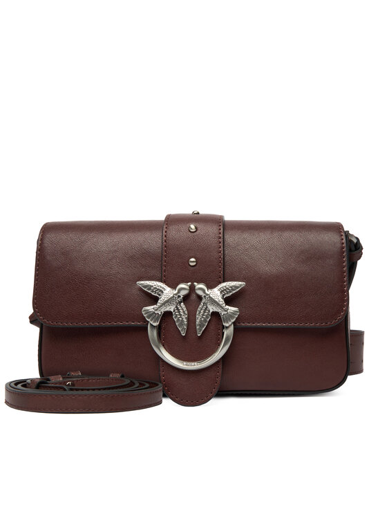 PINKO PINKO Handtasche Love One Slouchy Zip Mini AI 25-26 PLTT 105345 A2JG Braun