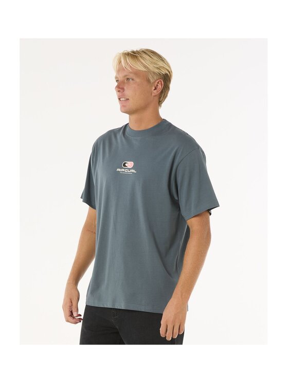 Rip Curl Rip Curl T-Shirt Pill Icon Tee Zielony Relaxed Fit