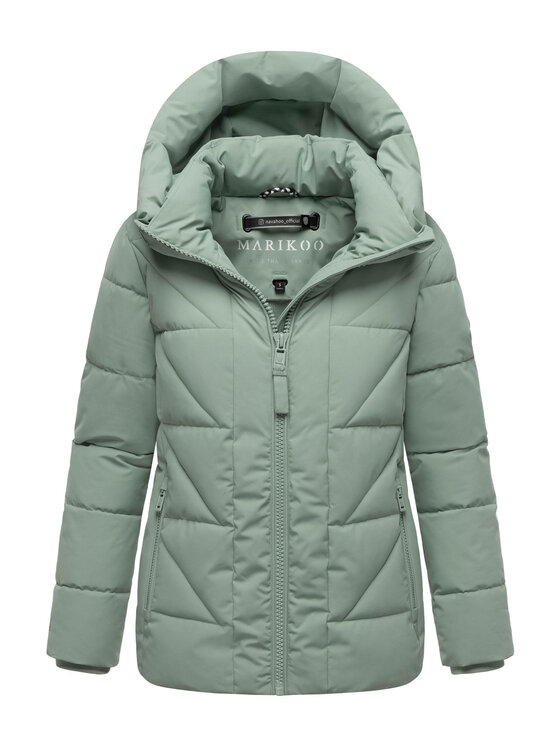 Marikoo Marikoo Kurtka zimowa Kuschelnasee Zielony Regular Fit