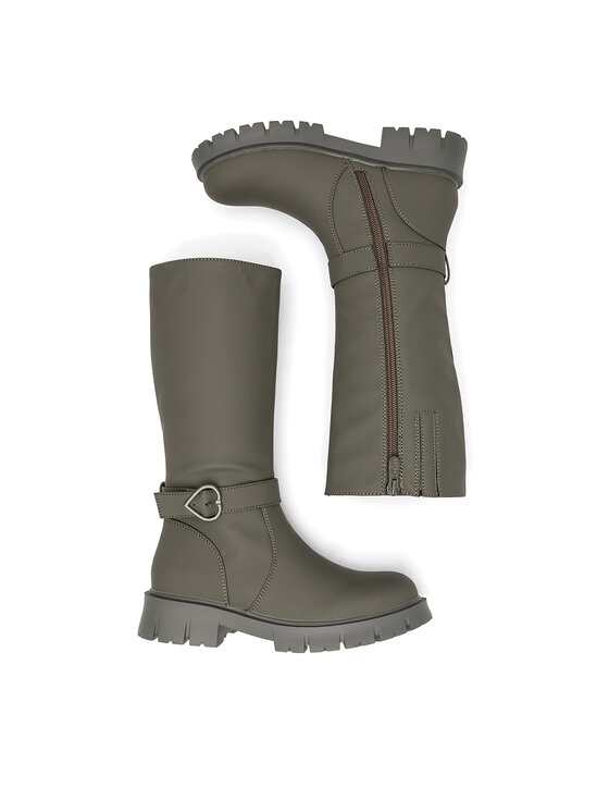 DeeZee DeeZee Čizme ispod koljena CS5907-18 Kaki