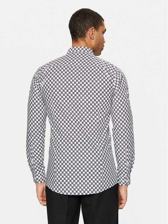 HUGO HUGO Cămașă Elisha02 50534076 Negru Extra Slim Fit