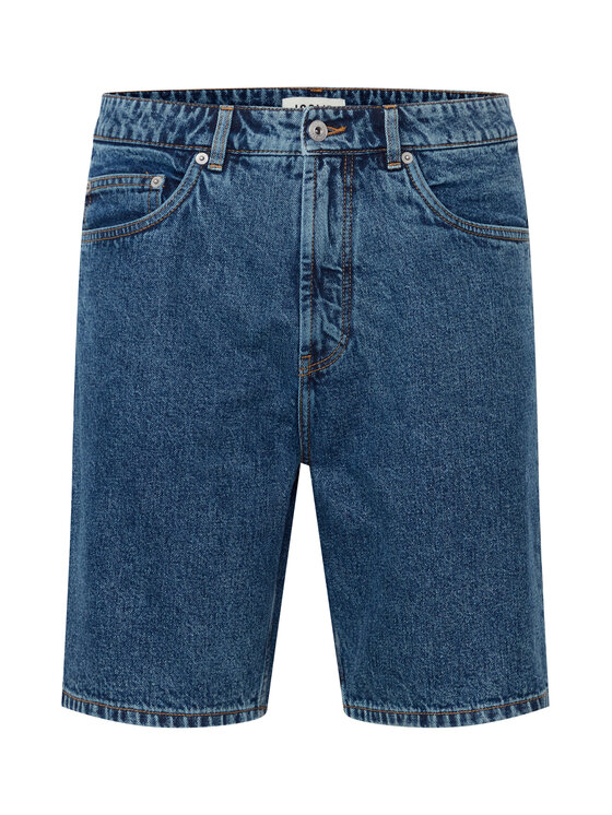 Solid Solid Jeans kratke hlače 21107657 Modra Straight Fit
