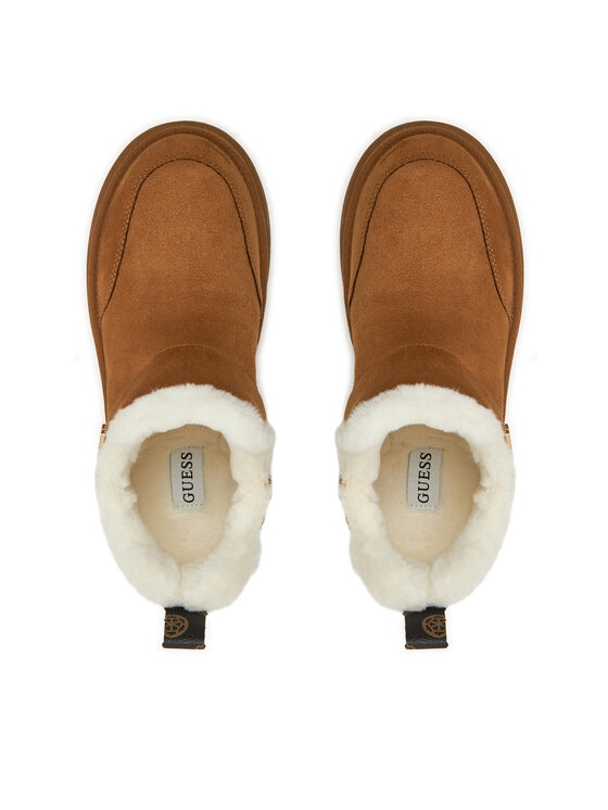 Guess Guess Śniegowce Unie FLFUNN ESU10 Brązowy