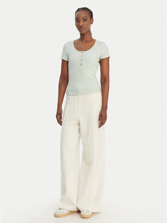 Guess Guess T-särk GUESS x NORTH SAILS W6GP01 K2658 Roheline Regular Fit