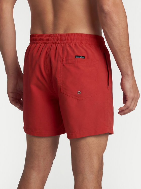 Quiksilver Quiksilver Plavecké šortky Everyday Solid Volley 15 EQYJV04120 Červená Regular Fit