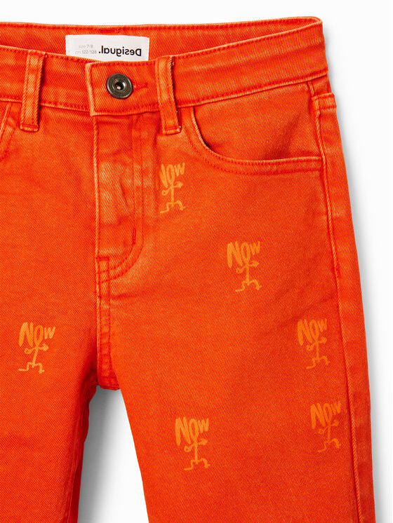 Desigual Desigual Jeansshorts 23SBDD01 Braun Regular Fit